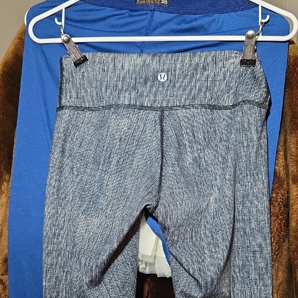 lululemon athletica Heathered Gray High-Rise Leggings